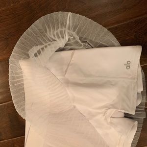 Alo flirty mesh tennis skirt